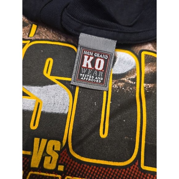 Vintage 1995 Mike Tyson McNeeley MGM Grand Las Vegas Deadstock T Shirt XL Black - Picture 4 of 5